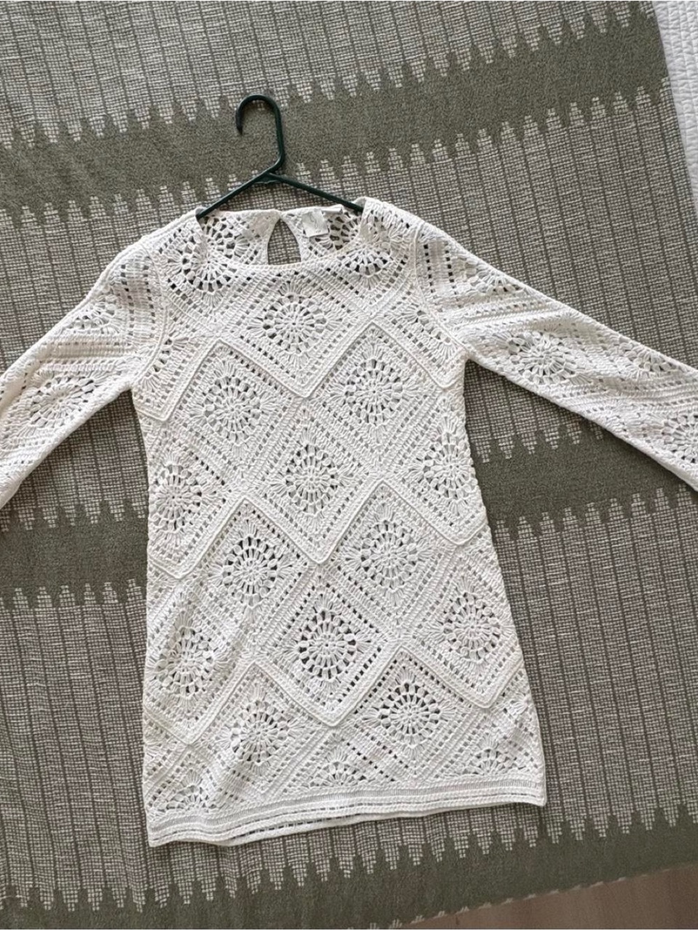 Joie Vintage style White Crochet Dress